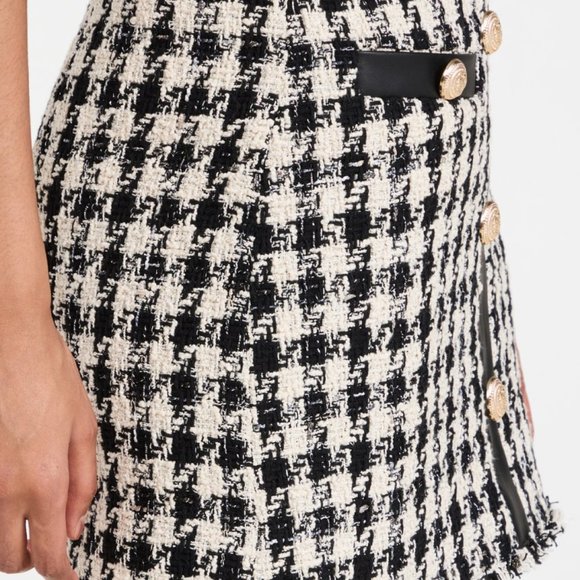 Generation Love Asher Tweed Combo Skirt  Asher Tweed Combo Skirt size 4 like new - Picture 3 of 7